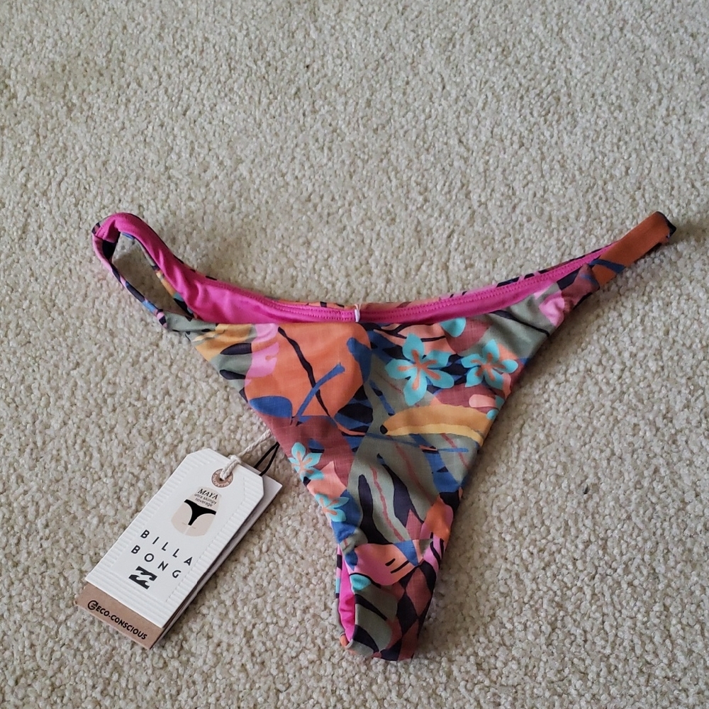 Billabong Tropical Print Bikini Bottom
